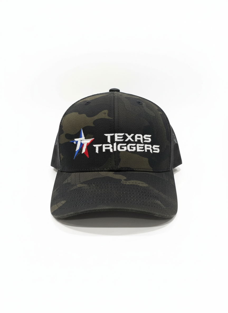 FRT Black Camo Snapback Hat