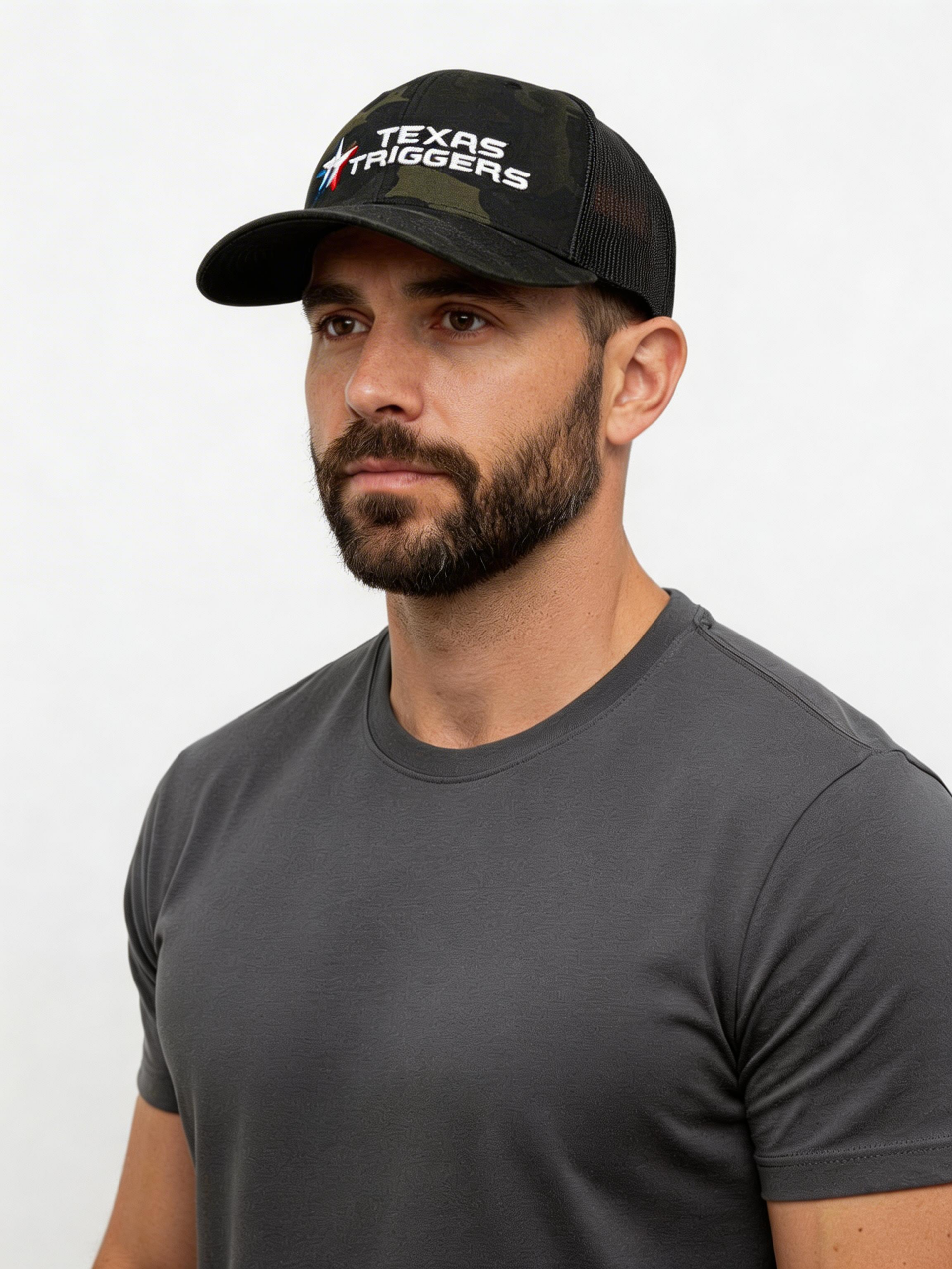 FRT Black Camo Snapback Hat — image 3
