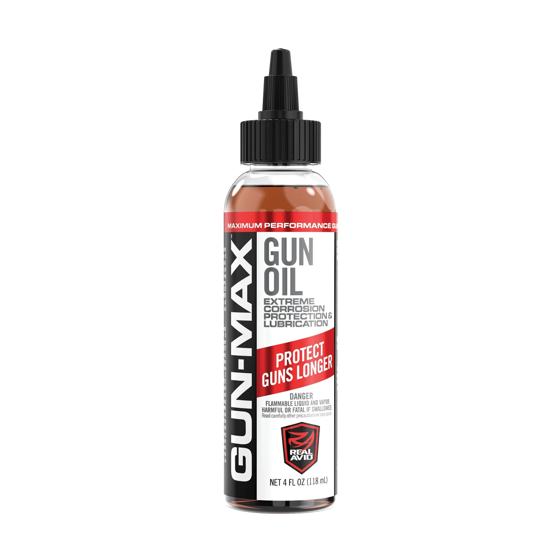 Real-Avid Gun-Max Gun Oil Lubricant – 4 oz Bottle