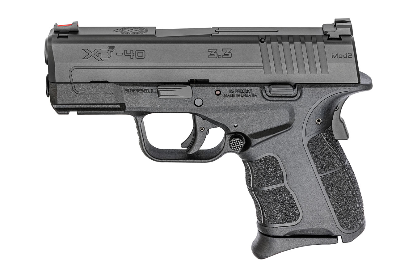 Springfield XDS Mod.2 40 S&amp;W 3.3 Single Stack Pistol with Fiber Optic Front Sight